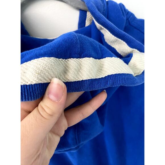 Y2K Aeropostale Men's Blue Branded Logo Hoodie L - Picture 8 of 11